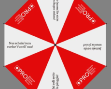 "Pro Schweiz" Regenschirm (Knirps)