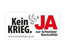 Balkonfahne «Neutralität-Ja»
