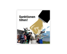 Broschüre «Sanktionen töten!»